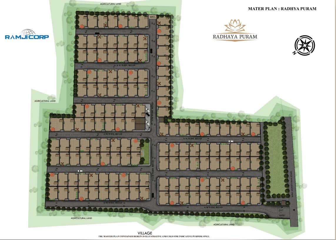Radhya Puram Villas Site Plan